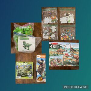 Dinosaur Puzzle Lot